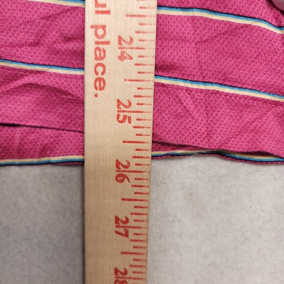 Bobby Jones Casual Collared Short Sleeve Polo Shirt Adult Mens Size M Pink - Picture 7 of 10